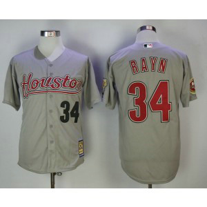 MLB Astros 34 Nolan Ryan Gray Cooperstown Collection Men Jersey MLB Astros 34 Nolan Ryan Gray Cooperstown Collection Men Jersey