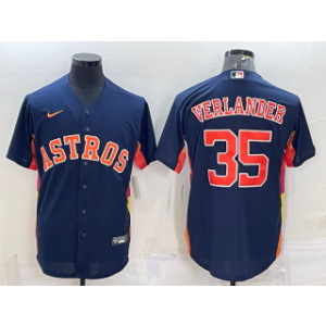 MLB Astros 35 Justin Verlander Navy Nike Cool Base Men Jersey MLB Astros 35 Justin Verlander Navy Nike Cool Base Men Jersey
