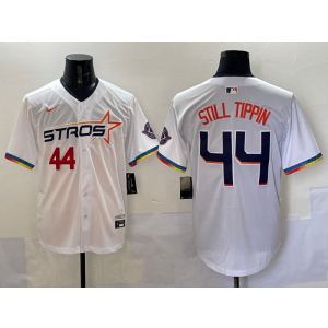 MLB Astros 44 Still Tippin White Nike Cool Base Men Jersey MLB Astros 44 Still Tippin White Nike Cool Base Men Jersey