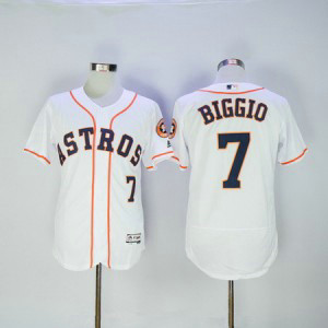 MLB Astros 7 Craig Biggio Retired White Flexbase Men Jersey MLB Astros 7 Craig Biggio Retired White Flexbase Men Jersey