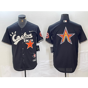MLB Astros Blank Black Baseball Logo Nike Cool Base Jersey MLB Astros Blank Black Baseball Logo Nike Cool Base Jersey