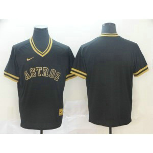 MLB Astros Blank Black Gold Nike Cooperstown Legend V Neck Men Jersey MLB Astros Blank Black Gold Nike Cooperstown Legend V Neck Men Jersey