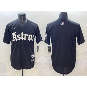 MLB Astros Blank Black Nike Cool Base Men Jersey MLB Astros Blank Black Nike Cool Base Men Jersey