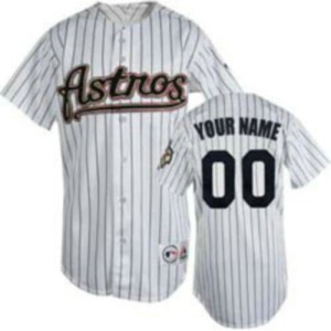 MLB Astros White Customized Men Jersey