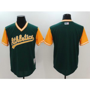 MLB Athletics Majestic Green 2017 Players Weekend Men Jersey