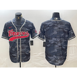 MLB Braves Blank Black Nike Cool Base Men Jersey MLB Braves Blank Black Nike Cool Base Men Jersey