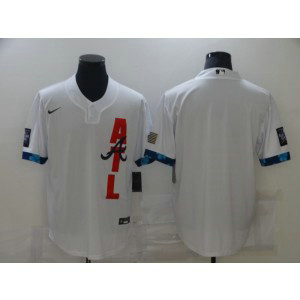 MLB Braves Blank White 2021 All-Star Cool Base Men Jersey