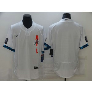 MLB Braves Blank White 2021 All-Star Flexbase Men Jersey MLB Braves Blank White 2021 All-Star Flexbase Men Jersey