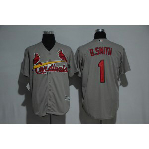 MLB Cardinals 1 Ozzie Smith Grey New Cool Base Men Jerseys MLB Cardinals 1 Ozzie Smith Grey New Cool Base Men Jerseys