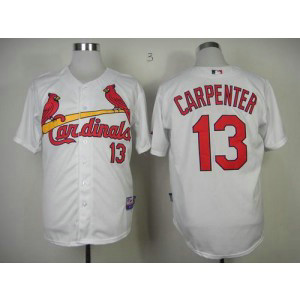 MLB Cardinals 13 Matt Carpenter White Cool Base Men Jersey MLB Cardinals 13 Matt Carpenter White Cool Base Men Jersey