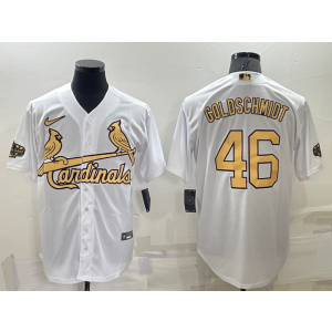 MLB Cardinals 46 Paul Goldschmidt White 2022 All-Star Cool Base Men Jersey