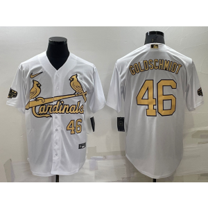 MLB Cardinals 46 Paul Goldschmidt White 2022 All-Star Nike Cool Base Men Jersey