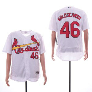 MLB Cardinals 46 Paul Goldschmidt White Flexbase Men Jersey MLB Cardinals 46 Paul Goldschmidt White Flexbase Men Jersey