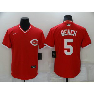 MLB Cincinnati Reds 5 Bench Red Nike Cool Base Men Jersey MLB Cincinnati Reds 5 Bench Red Nike Cool Base Men Jersey