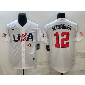 MLB Cubs 12 Kyle Schwarber 2023 World Series Cool Base Men Jersey MLB Cubs 12 Kyle Schwarber 2023 World Series Cool Base Men Jersey