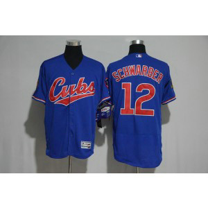 MLB Cubs 12 Kyle Schwarber Blue Flexbase 1994 Turn Back The Clock Men Jersey MLB Cubs 12 Kyle Schwarber Blue Flexbase 1994 Turn Back The Clock Men Jersey