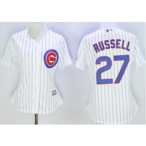 MLB Cubs 27 Addison Russell New Cool Base Women Jersey MLB Cubs 27 Addison Russell New Cool Base Women Jersey