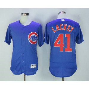 MLB Cubs 41 John Lackey Royal Blue Flexbase Men Jersey MLB Cubs 41 John Lackey Royal Blue Flexbase Men Jersey