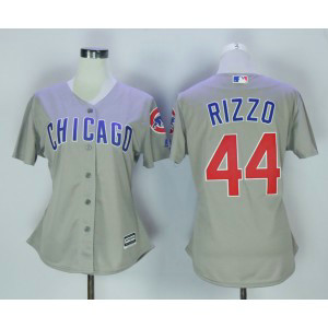 MLB Cubs 44 Anthony Rizzo Grey New Cool Base Women Jersey MLB Cubs 44 Anthony Rizzo Grey New Cool Base Women Jersey