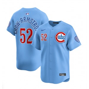 MLB Cubs 52 Pete Crow-Armstrong Blue 2024-25 Alternate Nike Cool Base Men Jersey MLB Cubs 52 Pete Crow-Armstrong Blue 2024-25 Alternate Nike Cool Base Men Jersey