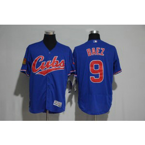 MLB Cubs 9 Javier Baez Blue Flexbase 1994 Turn Back The Clock Men Jersey MLB Cubs 9 Javier Baez Blue Flexbase 1994 Turn Back The Clock Men Jersey