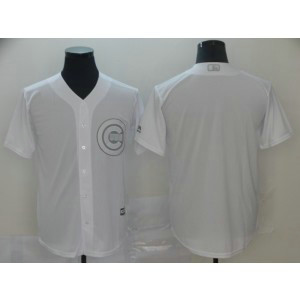 MLB Cubs Blank White 2019 Players Weekend Player Men Jersey MLB Cubs Blank White 2019 Players Weekend Player Men Jersey