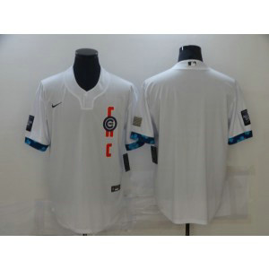 MLB Cubs Blank White 2021 All-Star Cool Base Men Jersey MLB Cubs Blank White 2021 All-Star Cool Base Men Jersey