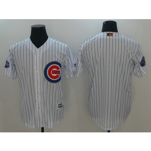 MLB Cubs Blank White World Series Champions Gold Program Cool Base Men Jersey MLB Cubs Blank White World Series Champions Gold Program Cool Base Men Jersey