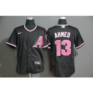 MLB Diamondbacks 13 Nick Ahmed Black Flexbase Men Jersey MLB Diamondbacks 13 Nick Ahmed Black Flexbase Men Jersey