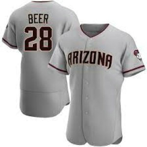 MLB Diamondbacks 28 Seth Beer Grey Flexbase Men Jersey MLB Diamondbacks 28 Seth Beer Grey Flexbase Men Jersey