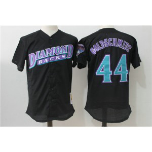 MLB Diamondbacks 44 Paul Goldschmidt Black Mitchell and Ness Throwback Men Jersey MLB Diamondbacks 44 Paul Goldschmidt Black Mitchell and Ness Throwback Men Jersey