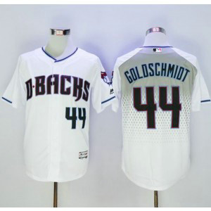 MLB Diamondbacks 44 Paul Goldschmidt White Capri New Cool Base Men Jersey MLB Diamondbacks 44 Paul Goldschmidt White Capri New Cool Base Men Jersey