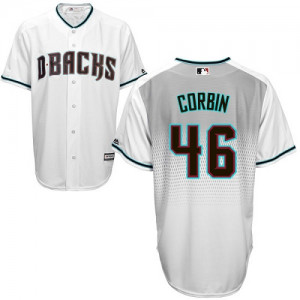 MLB Diamondbacks 46 Patrick Corbin White Men Jersey