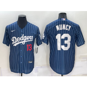 MLB Dodgers 13 Max Muncy Blue Nike Throwback Cool Base Men Jersey MLB Dodgers 13 Max Muncy Blue Nike Throwback Cool Base Men Jersey