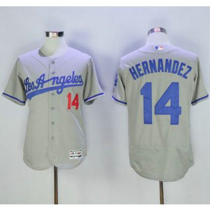 MLB Dodgers 14 Enrique Hernandez Grey Flexbase Women Jersey(Run Small) MLB Dodgers 14 Enrique Hernandez Grey Flexbase Women Jersey(Run Small)