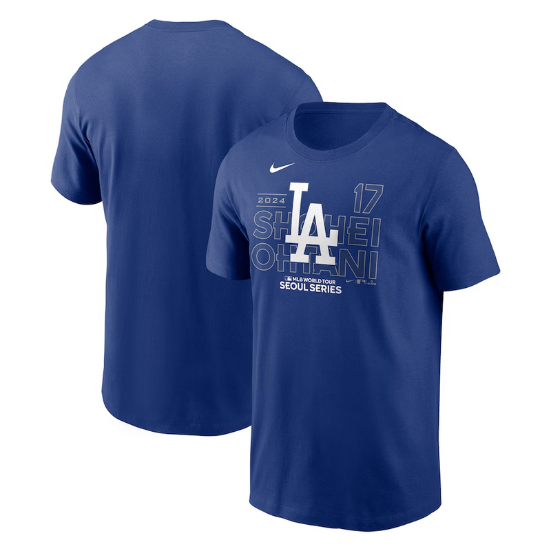 MLB Dodgers 17 Ohtani Royal T-Shirt 1 MLB Dodgers 17 Ohtani Royal T-Shirt 1