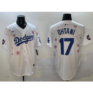 MLB Dodgers 17 Shohei Ohtani White 2025 Tokyo Series Nike Cool Base Men Jersey MLB Dodgers 17 Shohei Ohtani White 2025 Tokyo Series Nike Cool Base Men Jersey