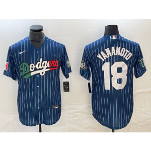 MLB Dodgers 18 Yoshinobu Yamamoto Throwback Blue Nike Cool Base Men Jersey MLB Dodgers 18 Yoshinobu Yamamoto Throwback Blue Nike Cool Base Men Jersey