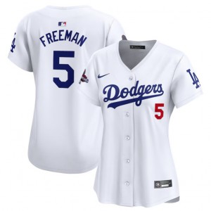 MLB Dodgers 5 Freddie Freeman White 2024 World Series Champions Cool Base Women Jersey(Run Small) MLB Dodgers 5 Freddie Freeman White 2024 World Series Champions Cool Base Women Jersey(Run Small)