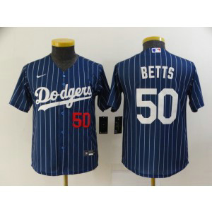 MLB Dodgers 50 Mookie Betts Blue Nike Cool Base Youth Jersey MLB Dodgers 50 Mookie Betts Blue Nike Cool Base Youth Jersey