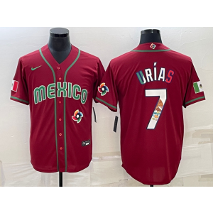 MLB Dodgers 7 Julio Urias Mexico 2023 World Series Men Jersey