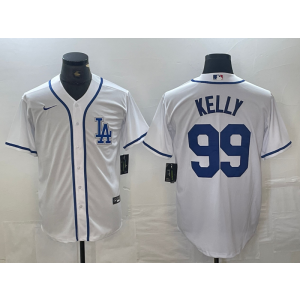 MLB Dodgers 99 Kelly White Nike Cool Base Men Jersey MLB Dodgers 99 Kelly White Nike Cool Base Men Jersey