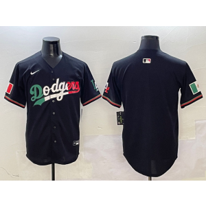 MLB Dodgers Blank Black Mexico Nike Cool Base Men Jersey MLB Dodgers Blank Black Mexico Nike Cool Base Men Jersey