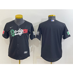 MLB Dodgers Blank Black Nike Cool Base Women Jersey MLB Dodgers Blank Black Nike Cool Base Women Jersey