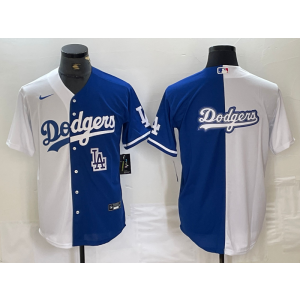 MLB Dodgers Blank Blue White Split Nike Cool Base Men Jersey MLB Dodgers Blank Blue White Split Nike Cool Base Men Jersey