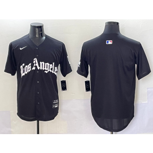 MLB Dodgers Blank New Black Nike Cool Base Men Jersey MLB Dodgers Blank New Black Nike Cool Base Men Jersey