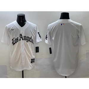 MLB Dodgers Blank New White Nike Cool Base Men Jersey MLB Dodgers Blank New White Nike Cool Base Men Jersey