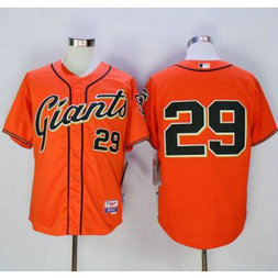 MLB Giants 29 Jeff Samardzija Orange Alternate Cool Base Men Jersey MLB Giants 29 Jeff Samardzija Orange Alternate Cool Base Men Jersey