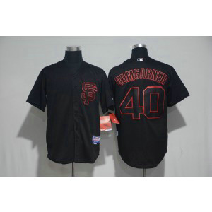 MLB Giants 40 Madison Bumgarner Black Cool Base Men Jersey MLB Giants 40 Madison Bumgarner Black Cool Base Men Jersey