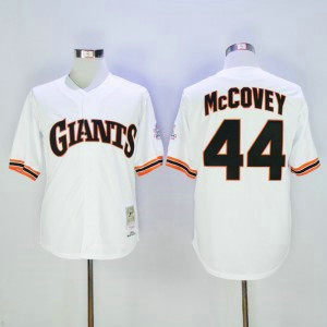 MLB Giants 44 Willie McCovey White New Cool Base Men Jersey MLB Giants 44 Willie McCovey White New Cool Base Men Jersey